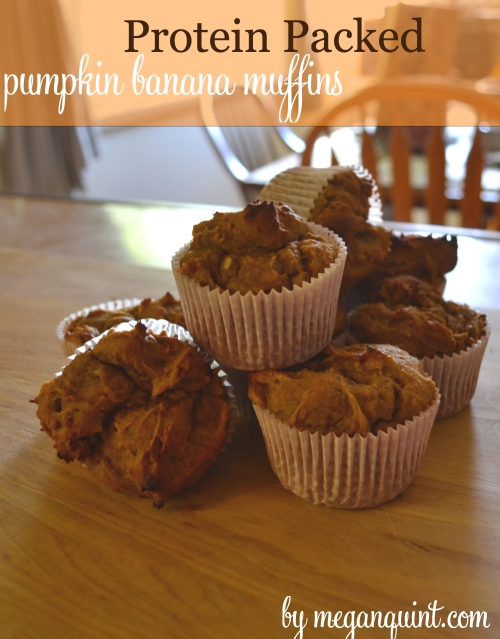 healthy protein packed pumpkin muffins for fall