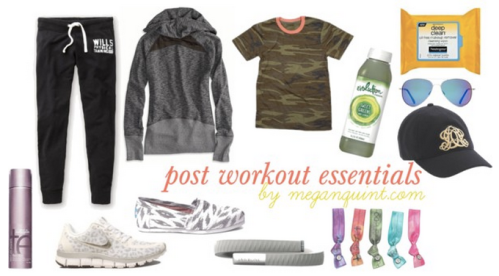 post workout essentials